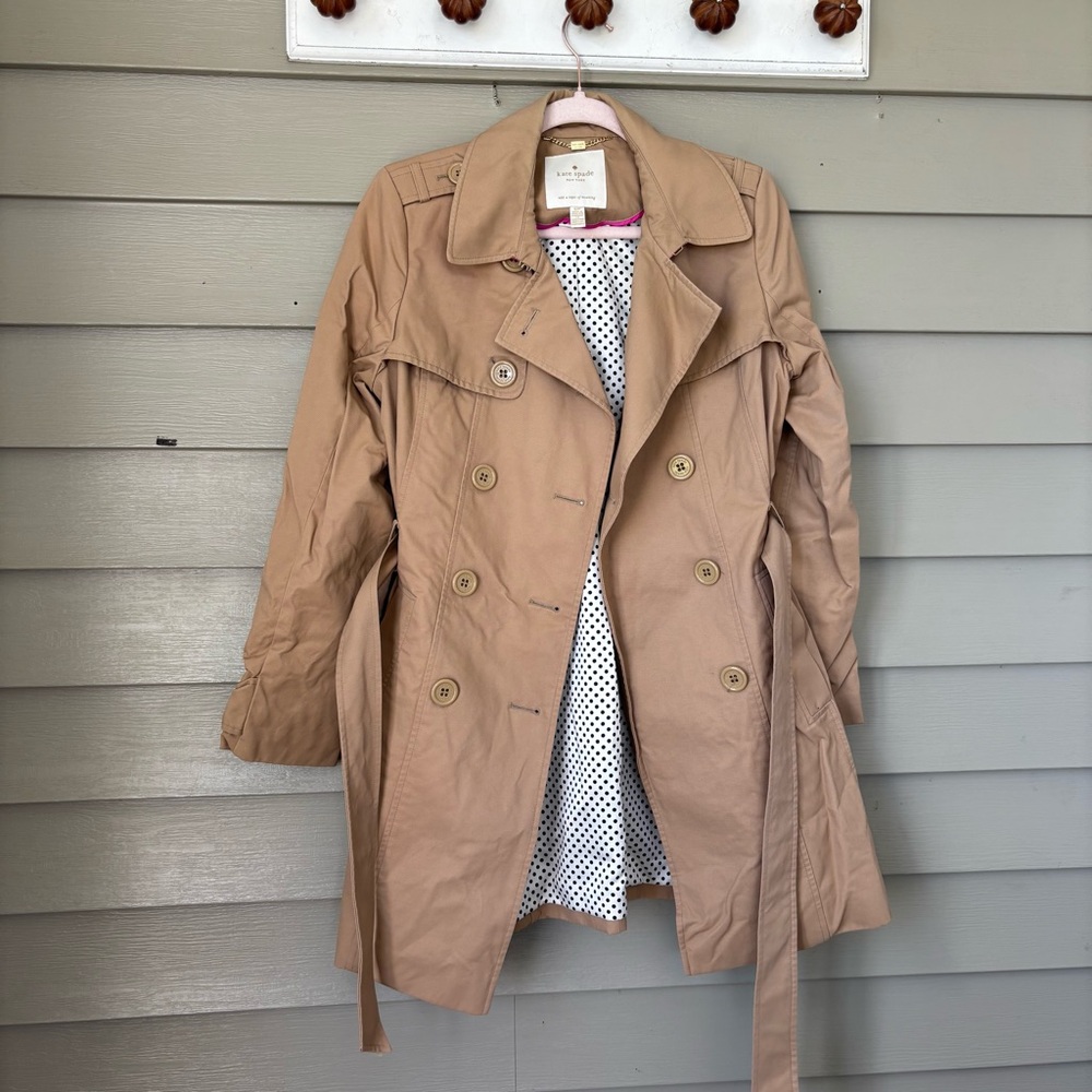 Kate Spade Classic Beige Trench Coat